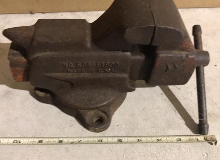 Craftsman Bench Vise Harmeyer Auction Appraisal Co