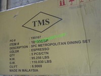 Tms 5pc Metropolitan Dining Set Tristatebid Com