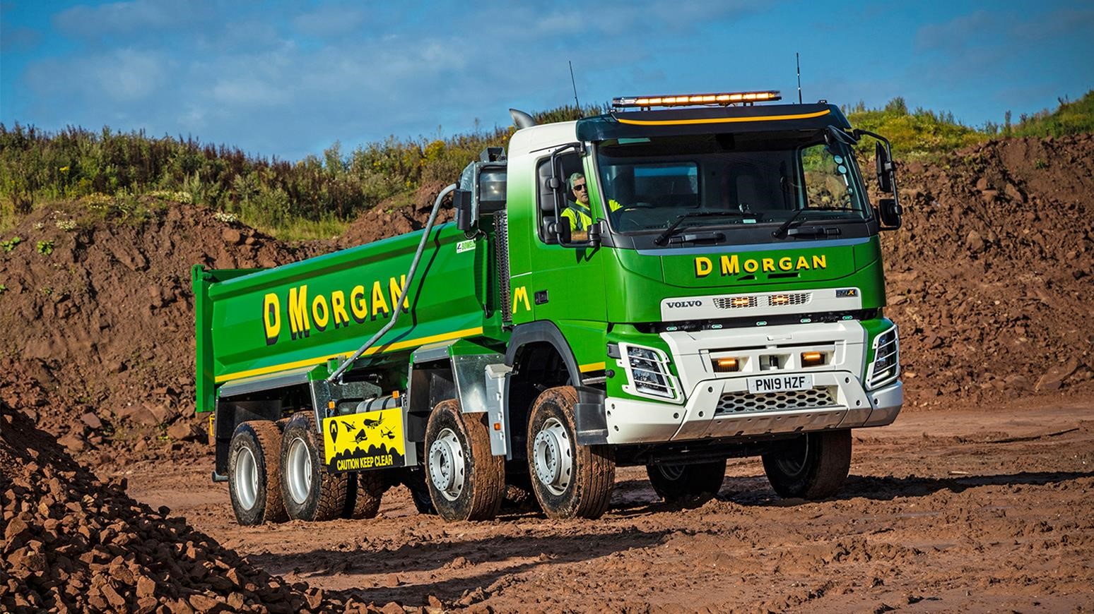 Volvo Trucks Outfits Cheshire-Based D Morgan With 31 FMX Tippers & An FH16 Tractor