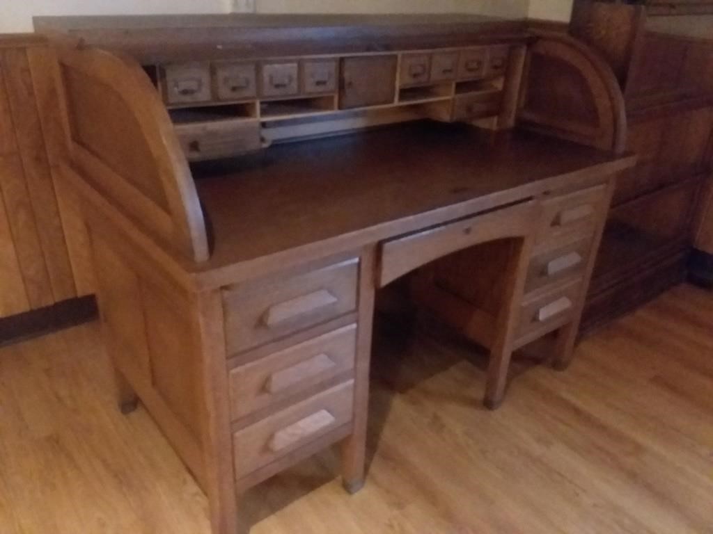 Antique Roll Top Desk Circa 1800 S Beduhn Real Estate Auctions