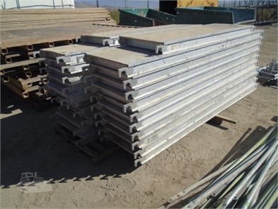 Lot Of Aluminum Block Scaffolding Planks Other Items For