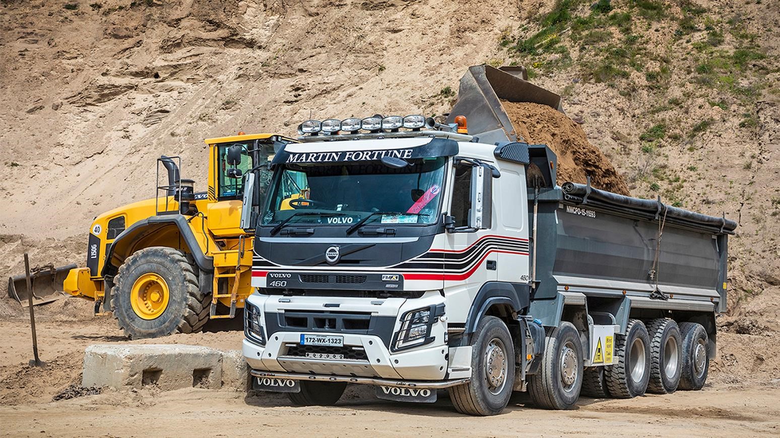 Wexford-Based Martin Fortune Transport Runs All-Volvo Fleet, Including Two 10x4 FMX Tipper Trucks