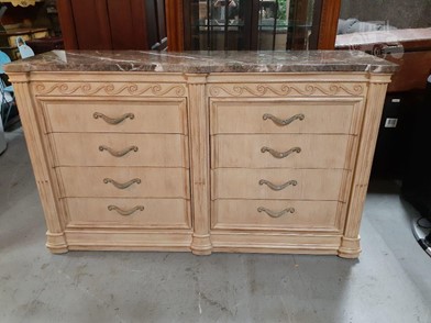 Amazing Bernhardt Dresser White Ash Marble Top Other Items For