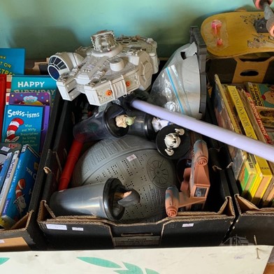 A Box Of Star Wars Toys Other Items For Sale 1 Listings