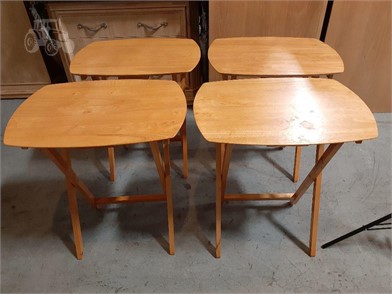 4 Oak Wood Tv Trays Other Items For Sale 1 Listings