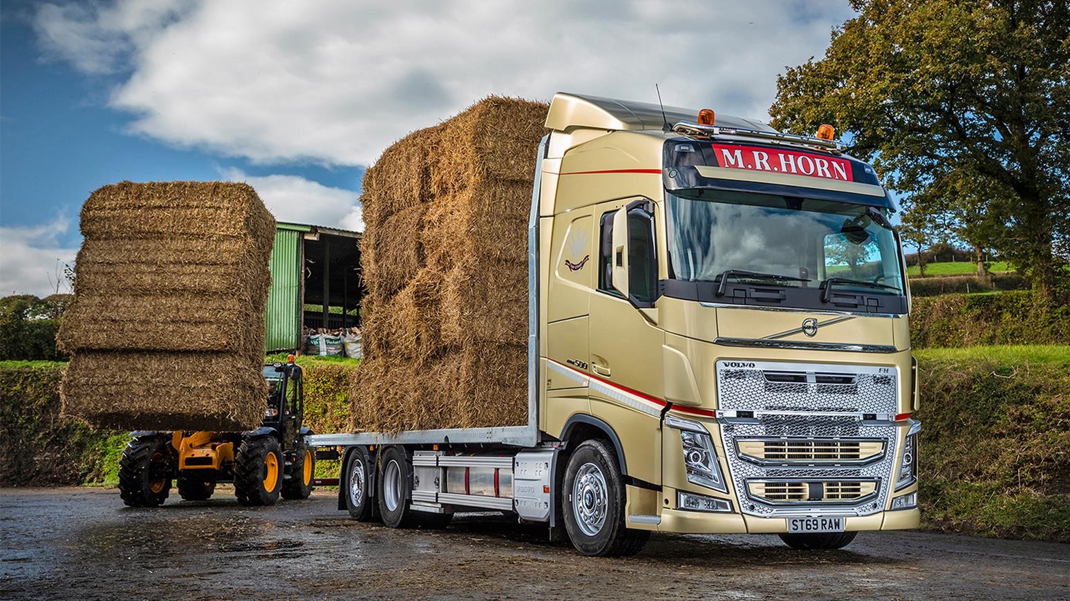 Volvo Delivers Gold Commemorative FH Truck To Devon Transport Firm