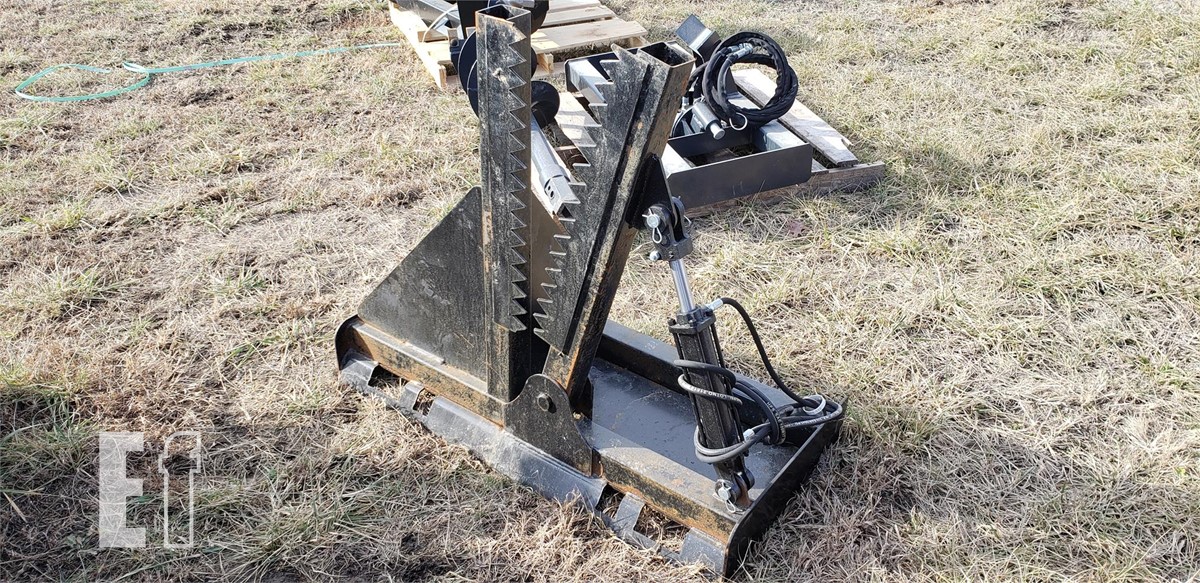 Tree Puller Attachment For Skid Steer