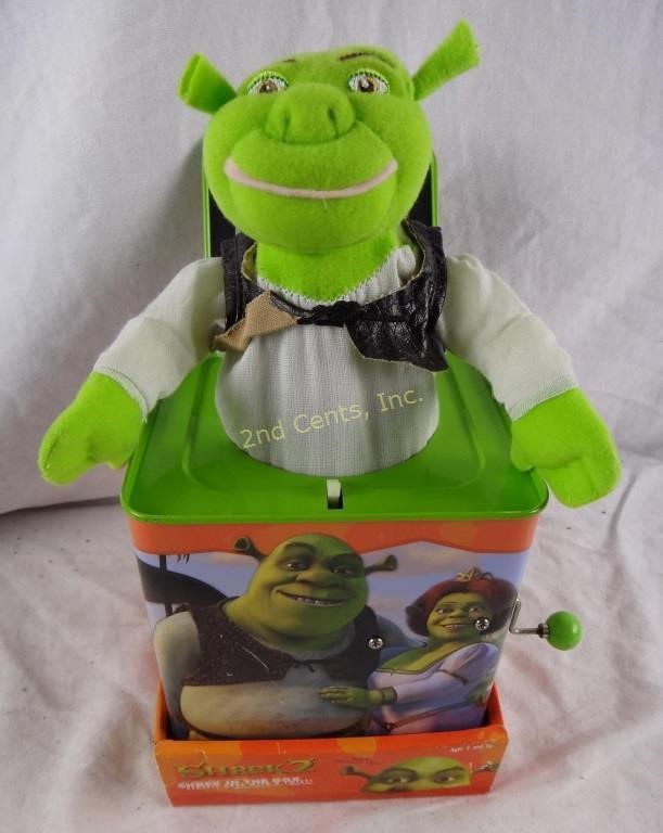 Shrek 2 Tin Jack In The Box Toy New 2nd Cents Inc
