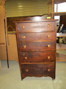 Antique 5 Drawer Tall Dresser 46x26 5x16 5 Other Items For Sale