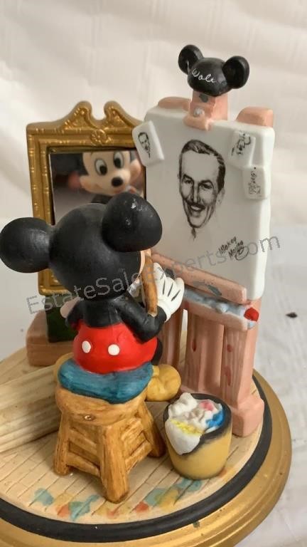 Mickey Mouse Painting Self Portrait Walt Disney