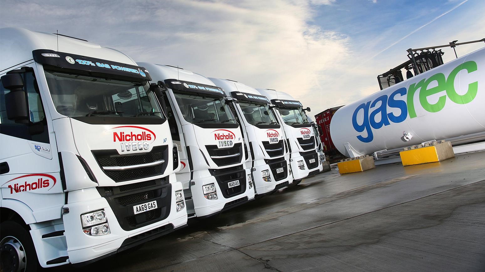 Sittingbourne-Based Nicholls Transport Opens LNG Refuelling Station To Support 10 New IVECO Stralis NP 460 Tractor Units