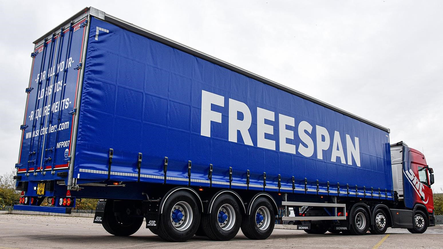 SDC Officially Launches Its Freespan Curtainsider Trailer In The United Kingdom
