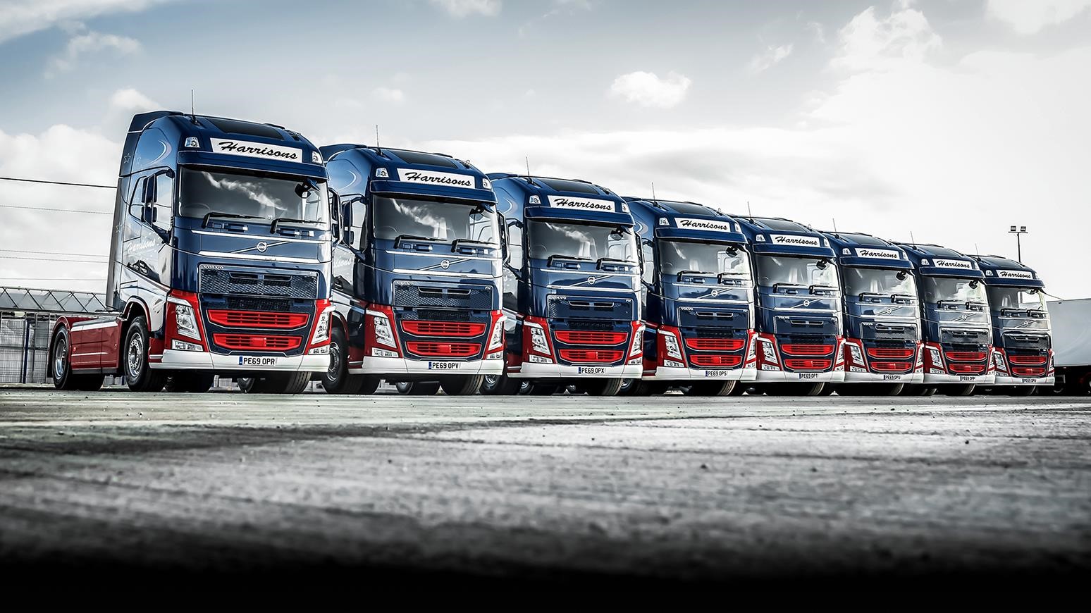 Harrisons Transport Adds 8 New Volvo FH Trucks For Temperature-Controlled Transport Operations