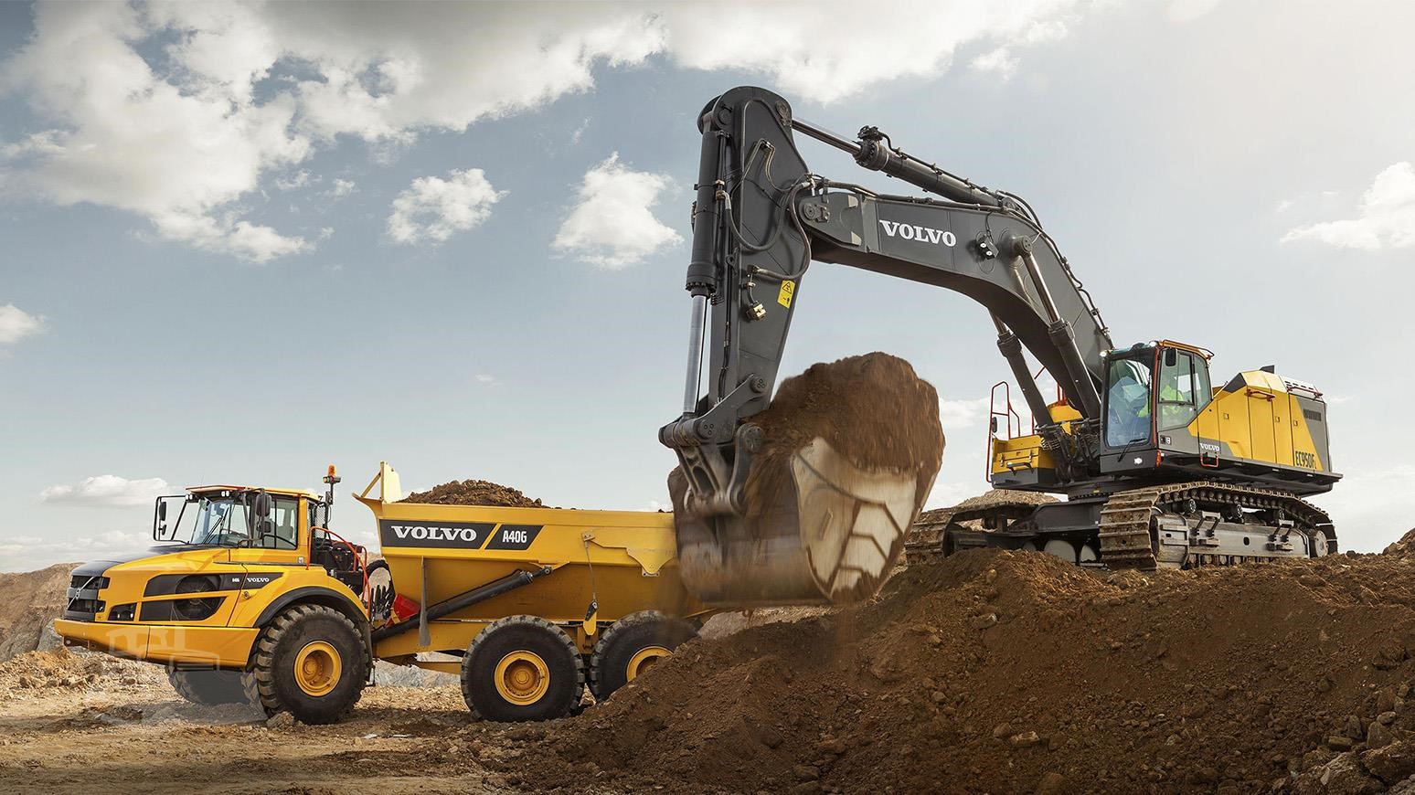 Volvo S Biggest Excavator The Ec950f Hits North American Shores Machinery Trader Blog