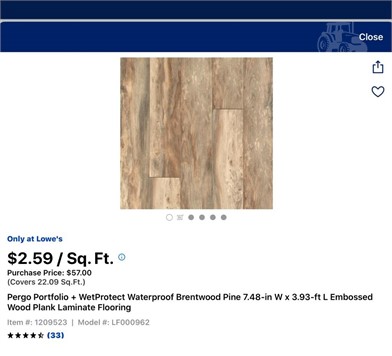 Pine 7 48 Wx3 93 L Laminate Flooring