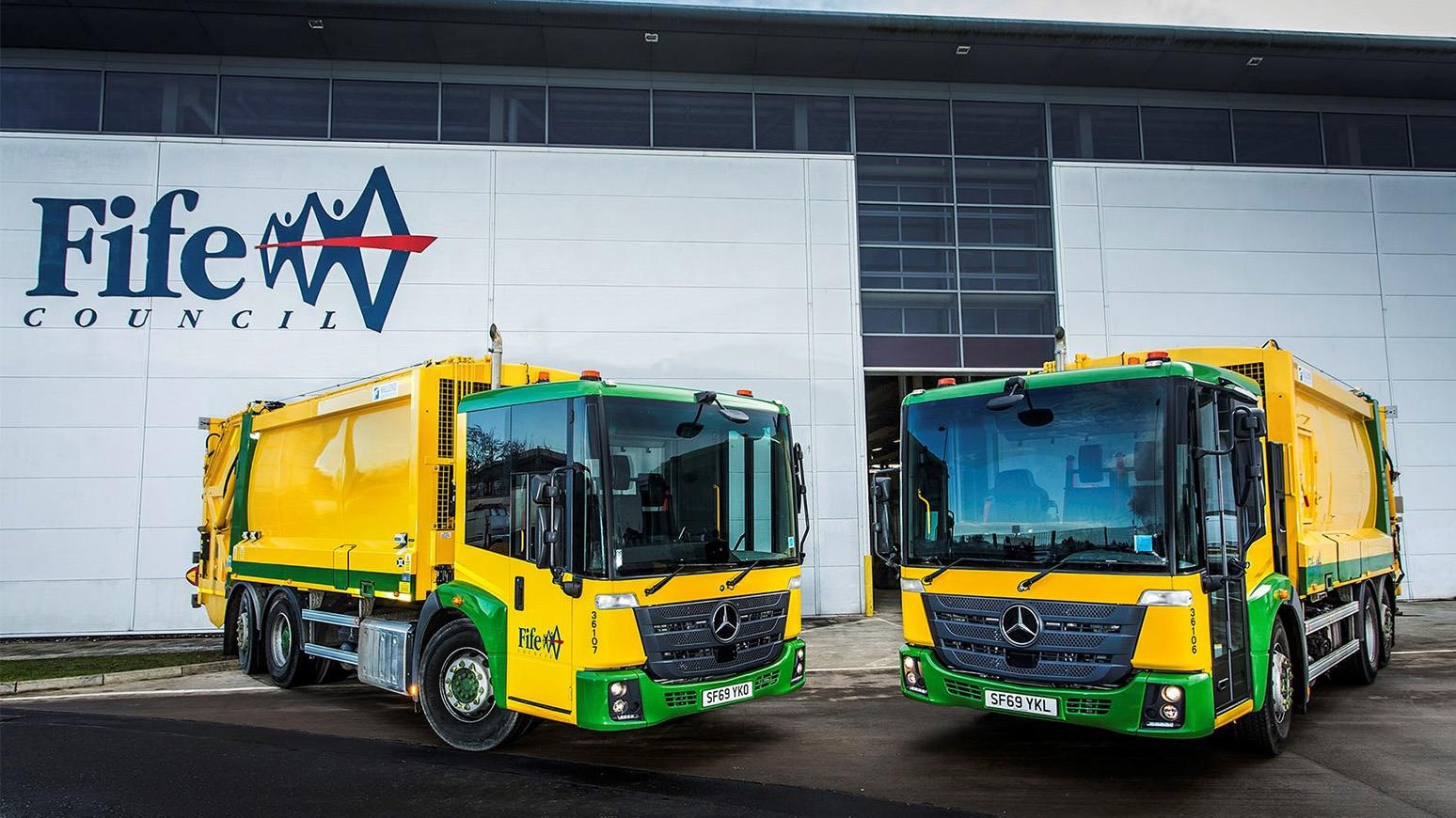 Fife Council Adds 11 Mercedes-Benz Econic Refuse Collection Trucks To Its 40-Vehicle Fleet