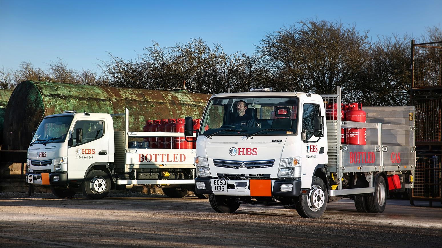 Andover Area Oil & Gas Supplier HBS Fuels Replaces Older Mitsubishi FUSO Canters With New 7.5-Tonne Models