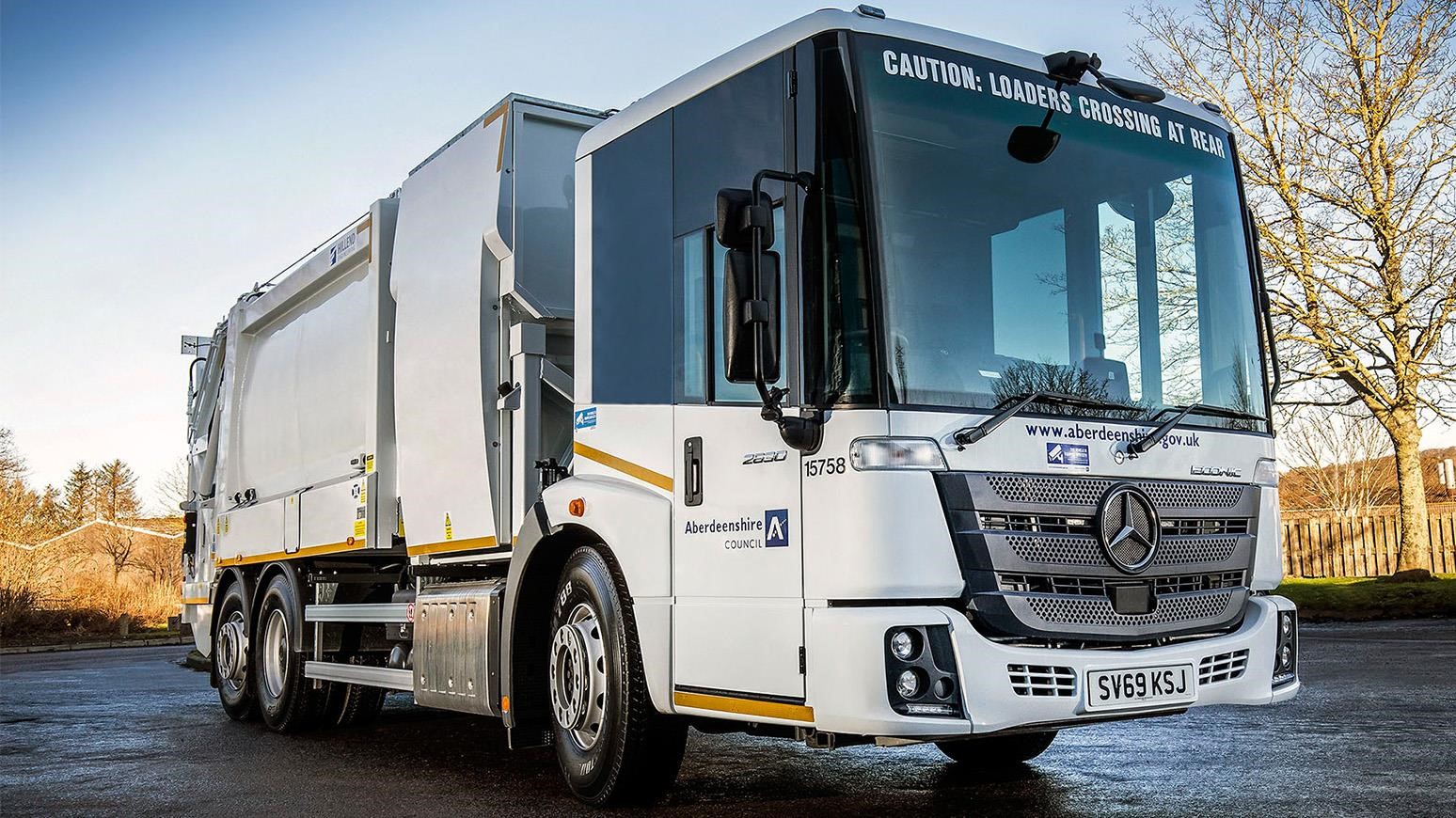 Aberdeenshire Council Adds Nine Mercedes-Benz Econic Trucks To Its Fleet