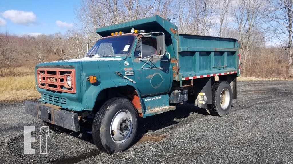 EquipmentFacts com 1984 GMC 7000 DUMP TRUCK Online Auctions EquipmentFacts com 1984 GMC 7000 DUMP TRUCK Online Auctions