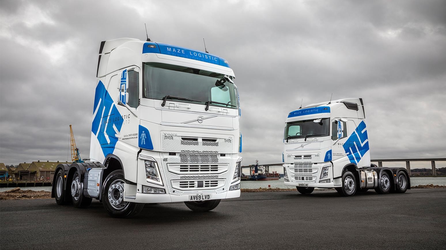 Ipswich-Based Maze Logistic Solutions Orders Its First Volvo Trucks: A Pair Of Volvo FH Tractor Units
