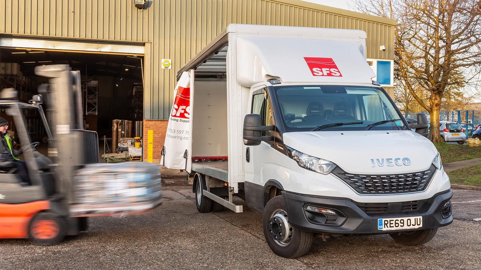 SFS Flooring Supplies Adds IVECO Daily Hi-Matic To Their Fleet
