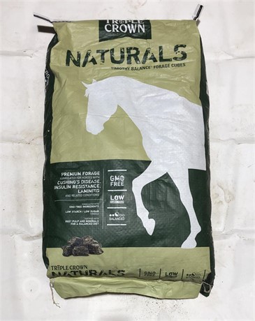 TRIPLE CROWN NATURALS - TIMOTHY BALANCE FORAGE CUBES New Other for sale