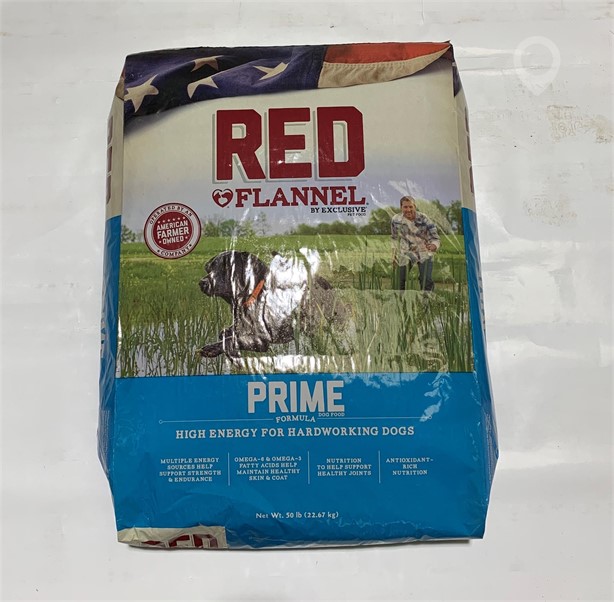 RED FLANNEL PRIME 50# HIGH ENERGY DOG New Other for sale