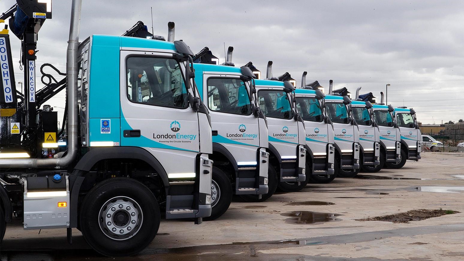 LondonEnergy Adds 9 Volvo FM Hook Loader Trucks For Refuse Collection Operations