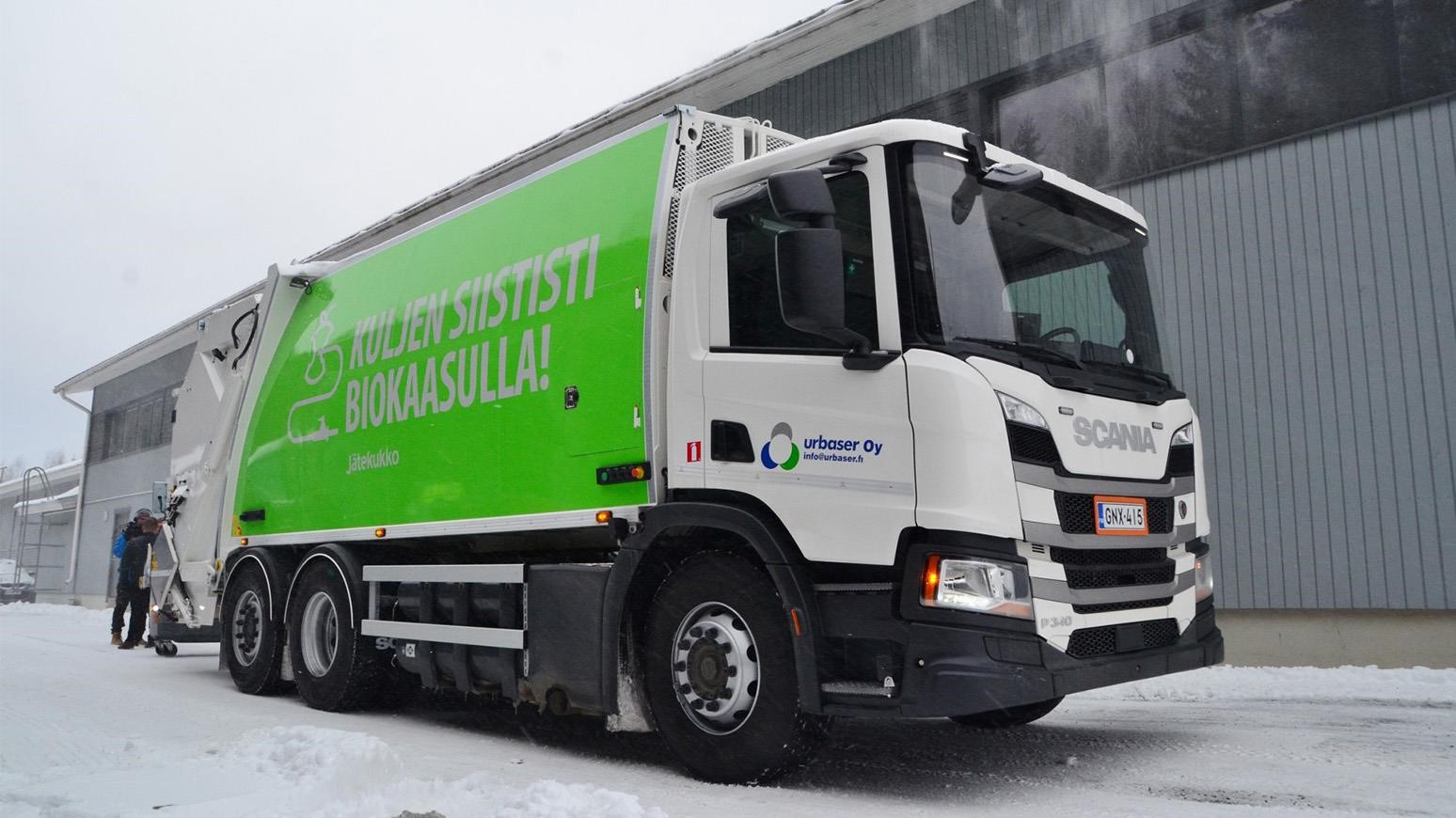Scania’s Biogas Vehicles Help Urbaser Land Municipal Refuse Collection Contract