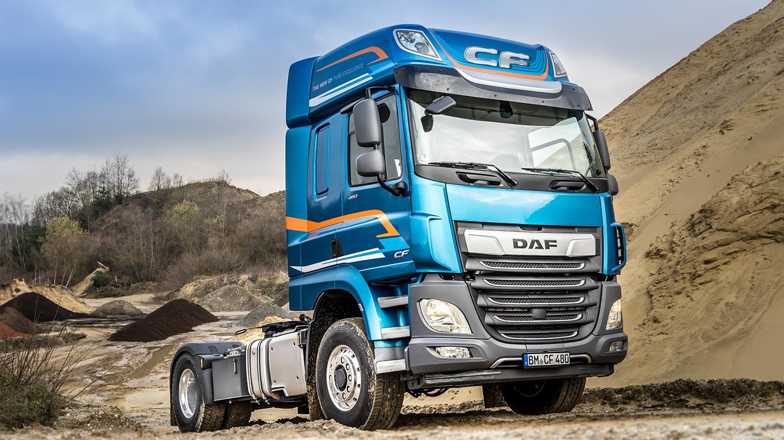DAF Introduces Hydraulic Front-Wheel Drive For CF & XF 4x2 Trucks With PACCAR MX-11 Or MX-13 Engines