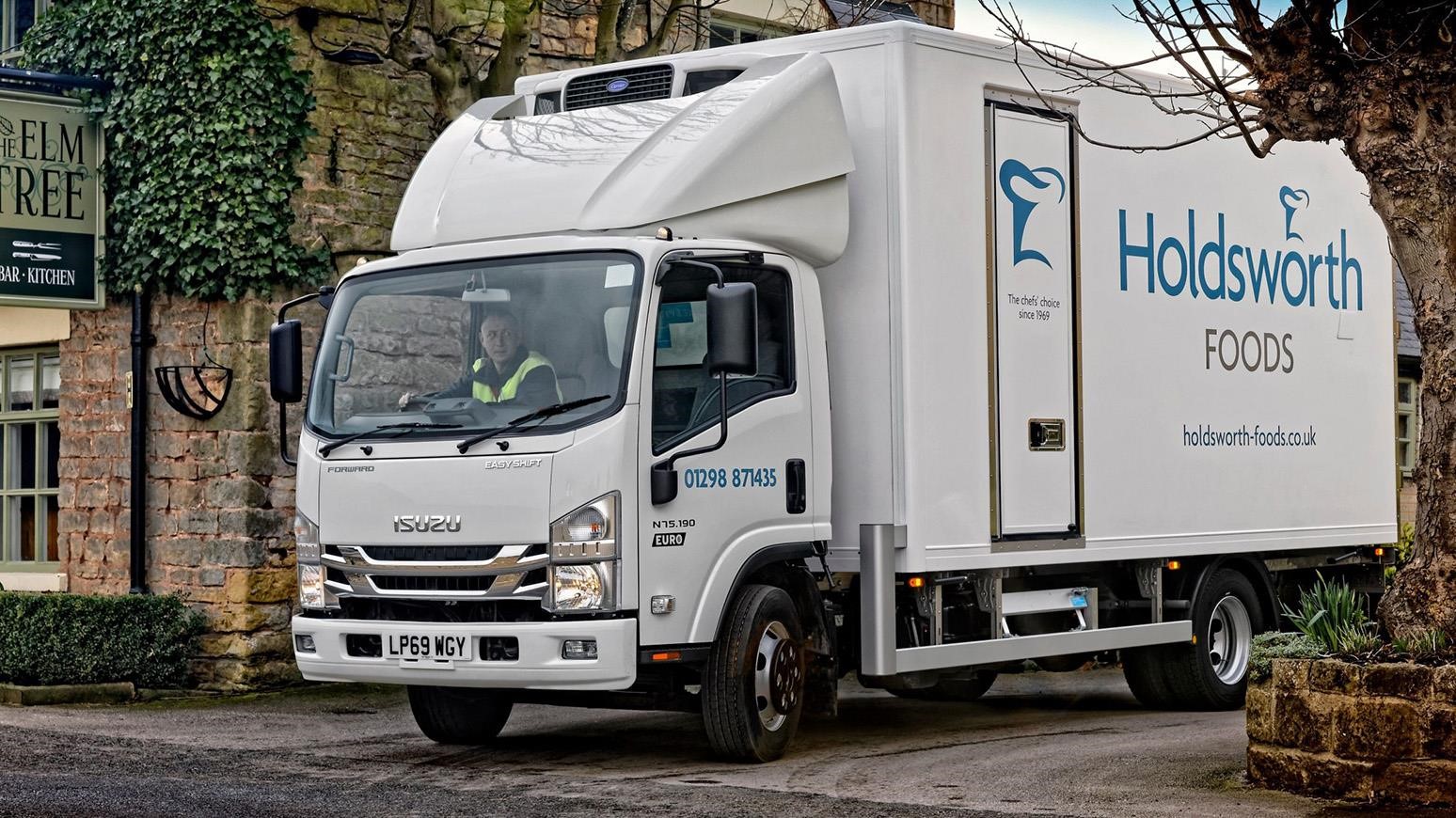 Derbyshire-Based Holdsworth Foods Adds Six New Isuzu N75.190 Refrigerated Trucks To Its Fleet
