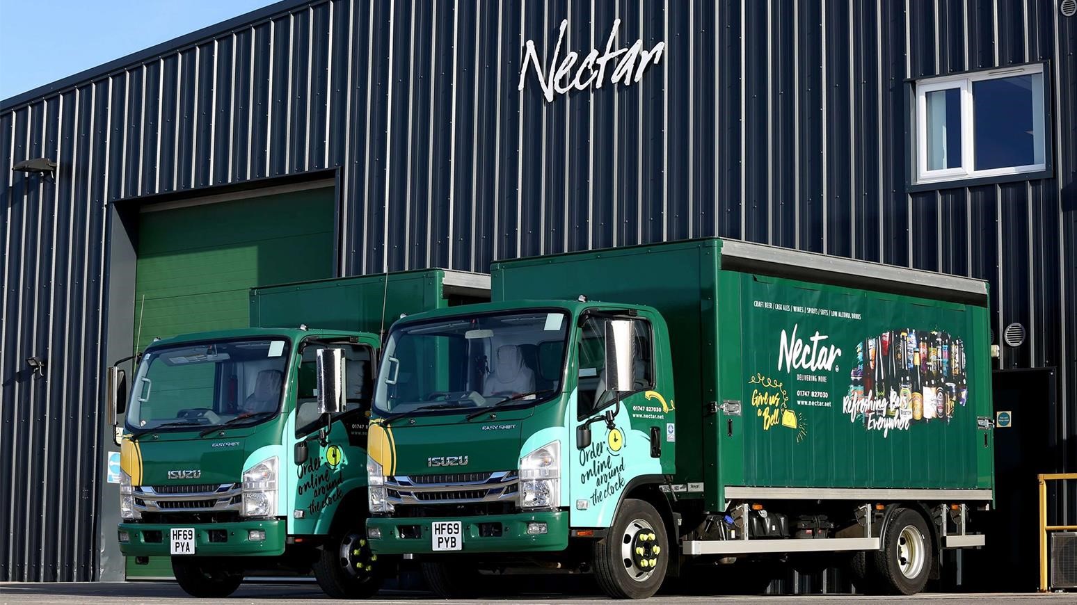 Five New Isuzu Trucks Help Nectar Imports To Deliver Strong & Soft Drinks