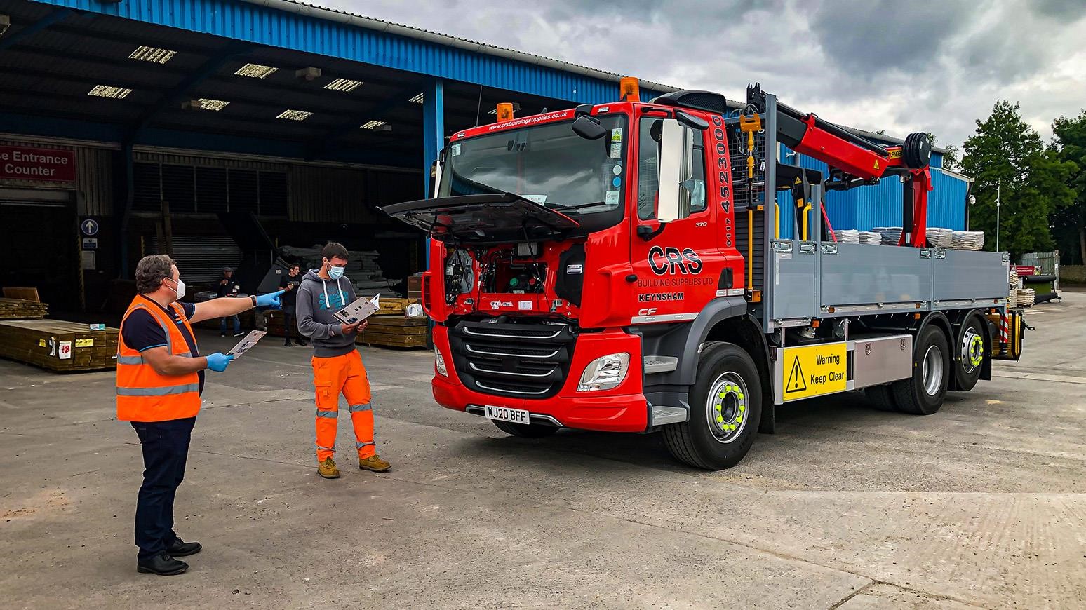 CRS Building Supplies Cashes In DAF Driver Training Vouchers To Familiarise Drivers With New CF 370 Trucks
