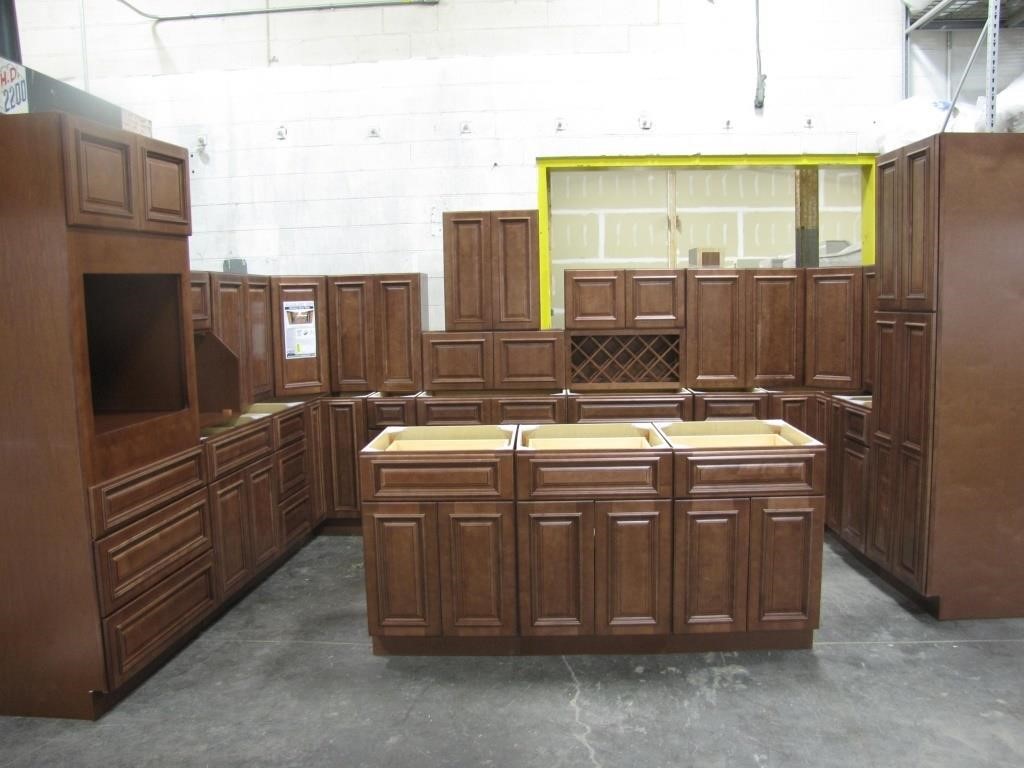 Brandywine Maple Kitchen Cabinets 10x16x10 Lambrecht Auction