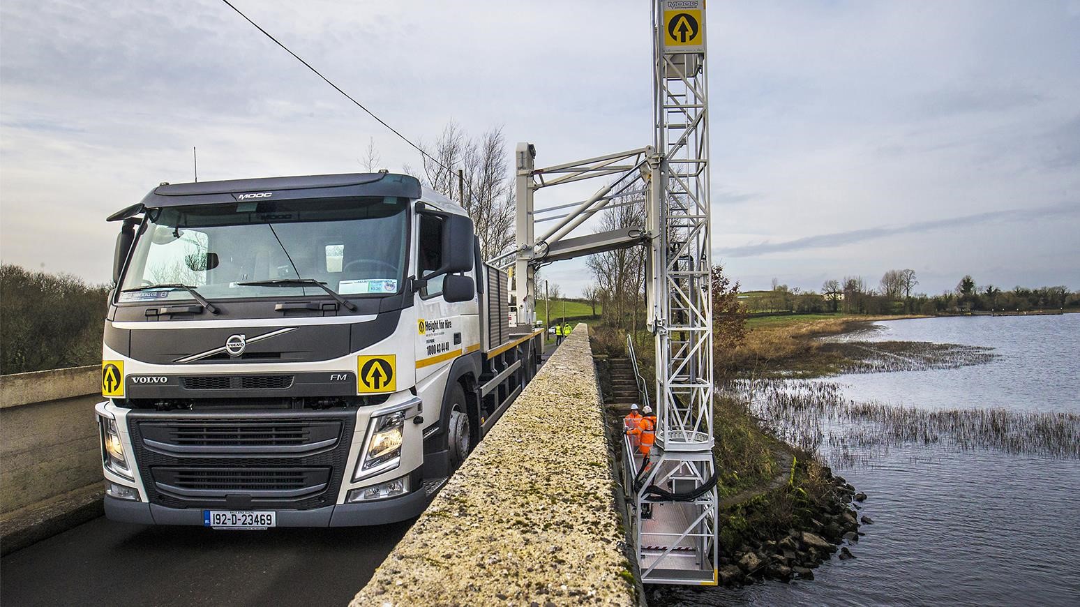 Height For Hire Chooses Volvo FM 4x2 Rigid Truck To Work With Moog Underbridge Unit