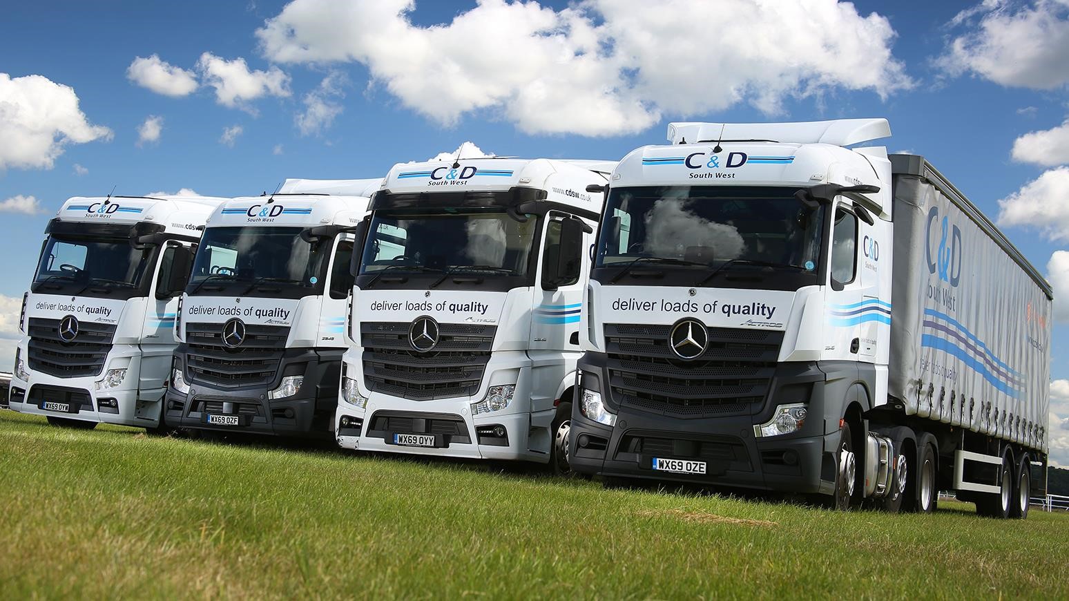 Somerset-Based C&D South West Adds Four New Mercedes-Benz Actros Tractor Units, Including Two With MirrorCam Systems
