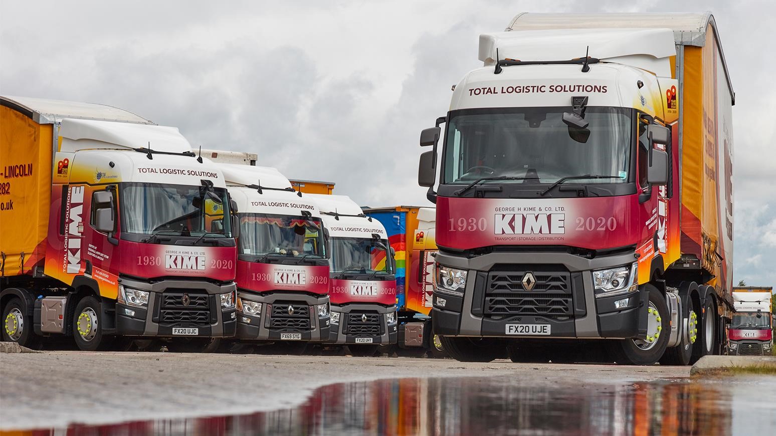 George H Kime & Co Ltd Of Lincolnshire Grows Fleet By 19 New Renault Range T480 Tractor Units