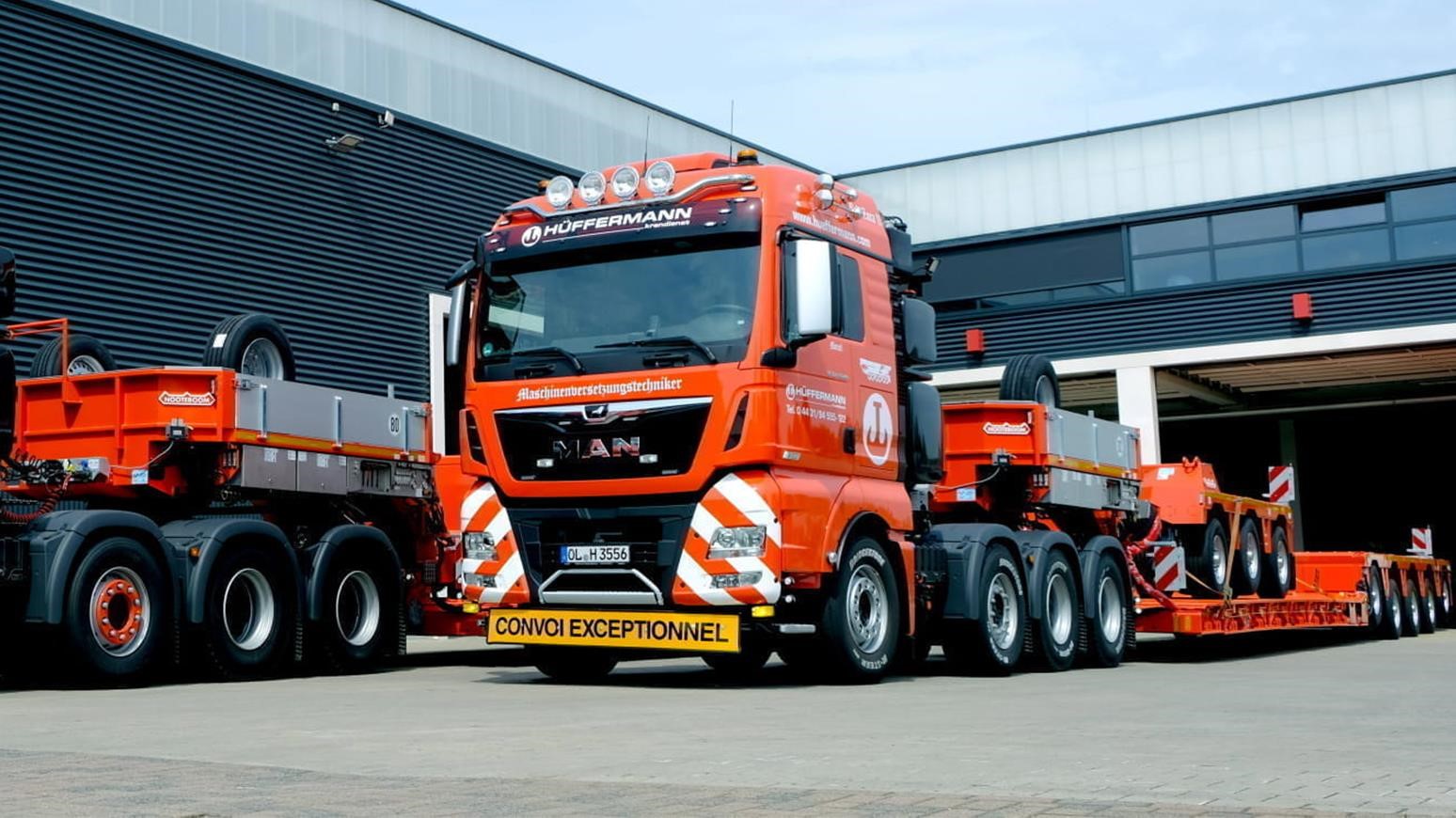 Hüffermann Krandienst Adds Four New Nooteboom EURO-PX Low Loader Trailers As Part Of Ongoing Fleet Expansion