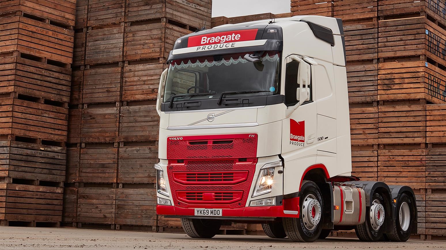 North Yorkshire-Based Braegate Produce Adds First Volvo Truck To Their Fleet