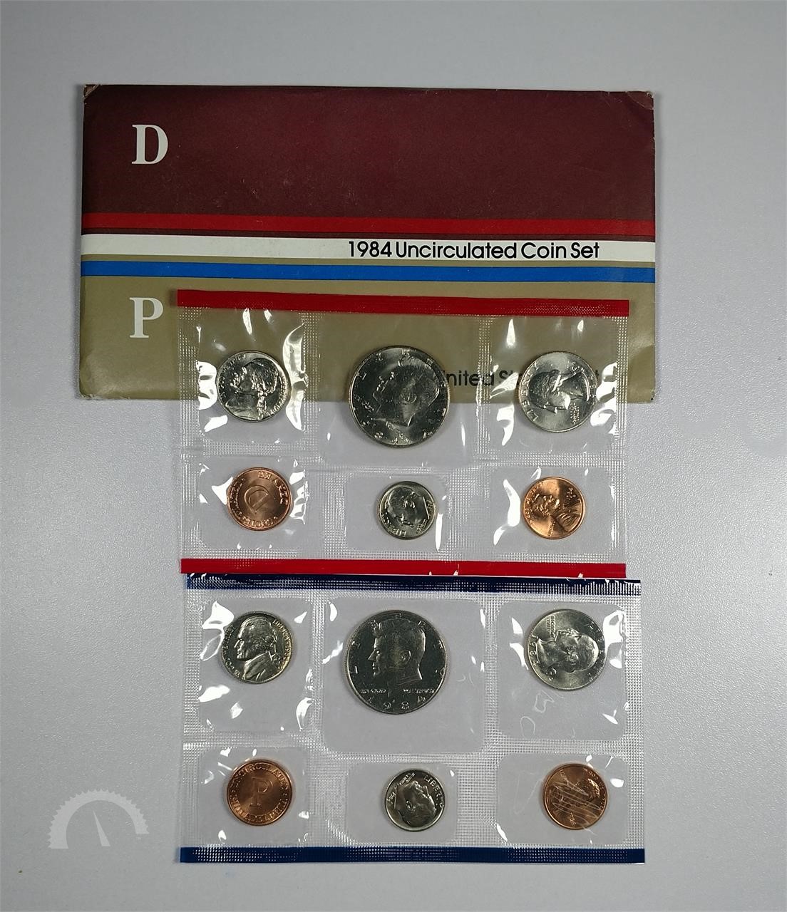 1991 P&D US Mint Sets in Postal Commemorative Society Presentation Panel 