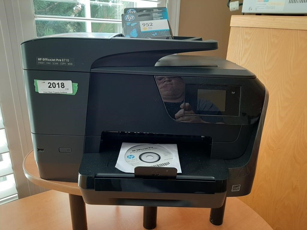 Hp Ofiicejet Pro 8710 Printer Scanner Fax Machine Great West Property Auctions