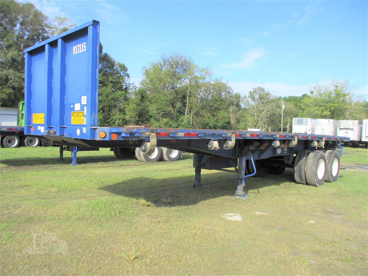 2008 Lufkin 32 Flatbed With Forklift Kit For Sale In Jacksonville Florida Truckpaper Com