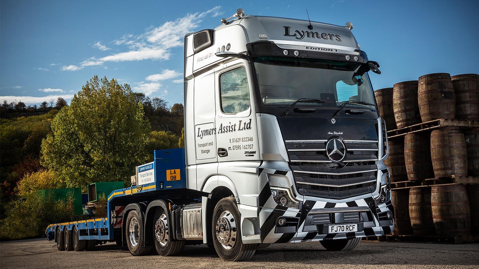 Derbyshire Haulage & Escort Vehicle Specialist Purchases First Mercedes-Benz, An Actros Edition 1