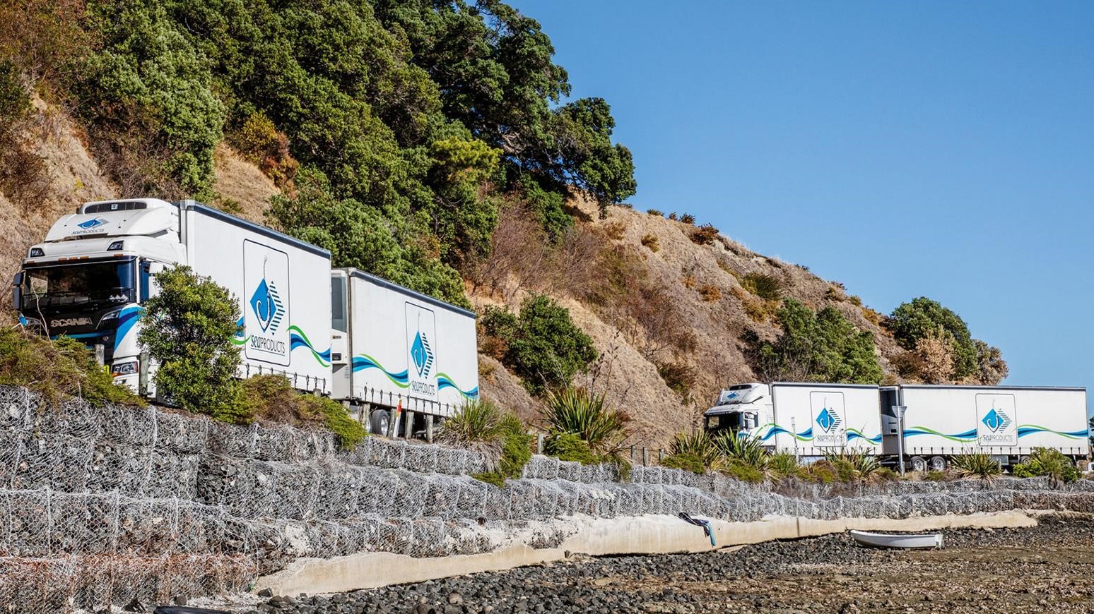 New Zealand Brothers Navigate Steep, Winding Coastal Highway In Scania R620 Trucks
