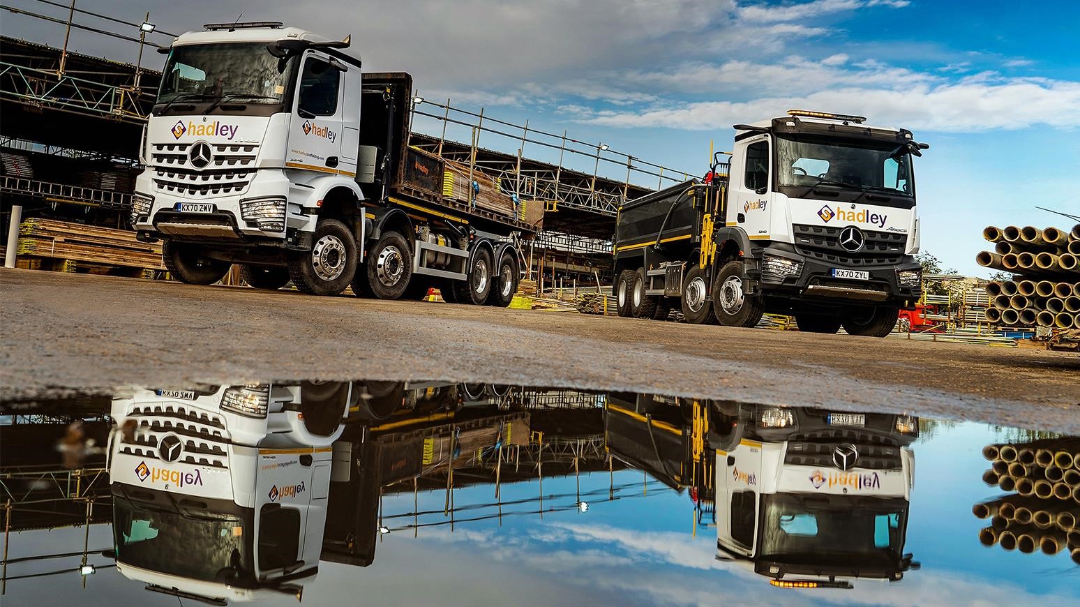 Rochester-Based Scaffolding & Waste Management Firm Adds Two New Arocs 3240 Trucks To Fleet