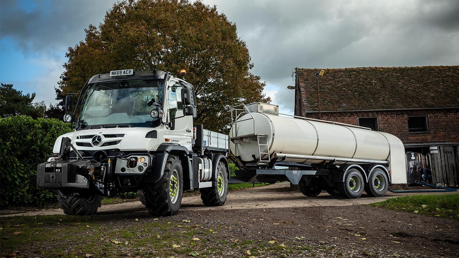 Cheshire Cheesemaker Relies On Mercedes-Benz Unimog U430 Implement Carrier To Collect Milk & Much More