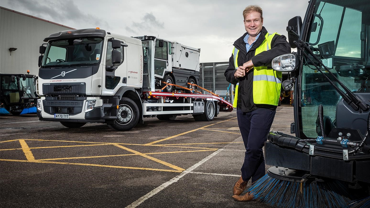 Volvo FE Rigid Hauls Street Clearing Machinery For Aebi Schmidt UK