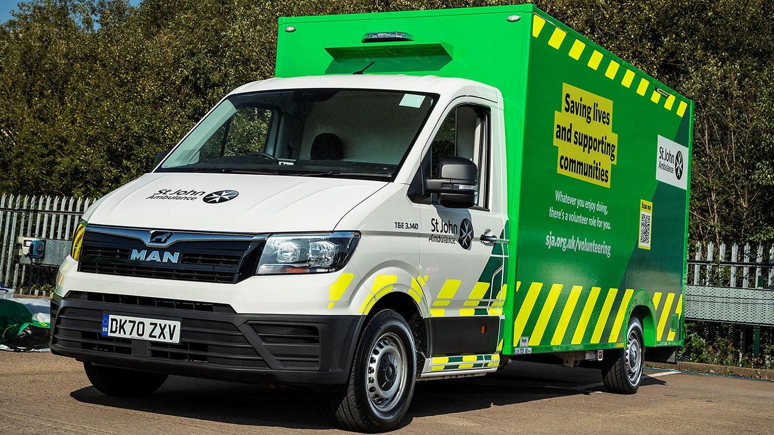 MAN & Bevan Group Join Forces On MAN TGE-Based Medical Service Vans For St John Ambulance