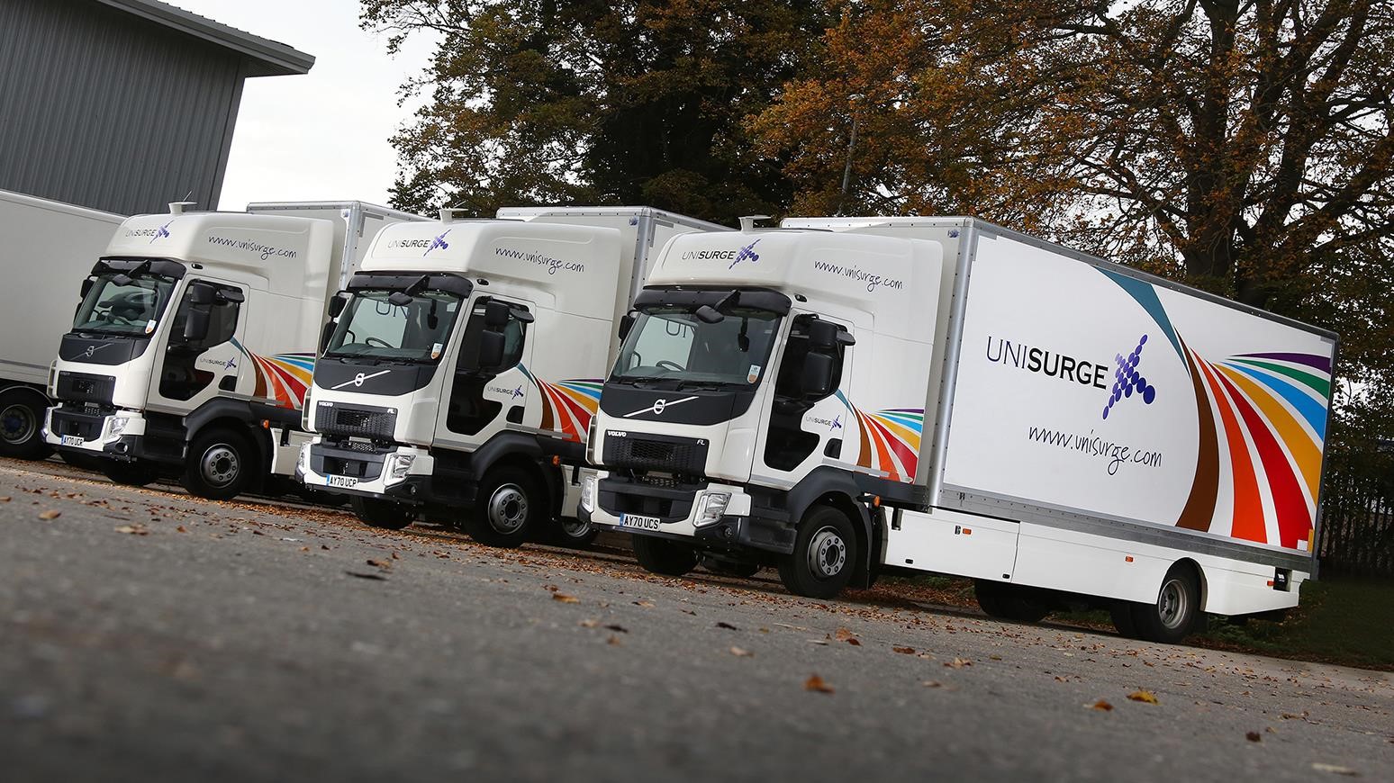 Suffolk-Based Medical Supplies Producer Adds 3 New Volvo FL 4x2 Rigid Box Trucks