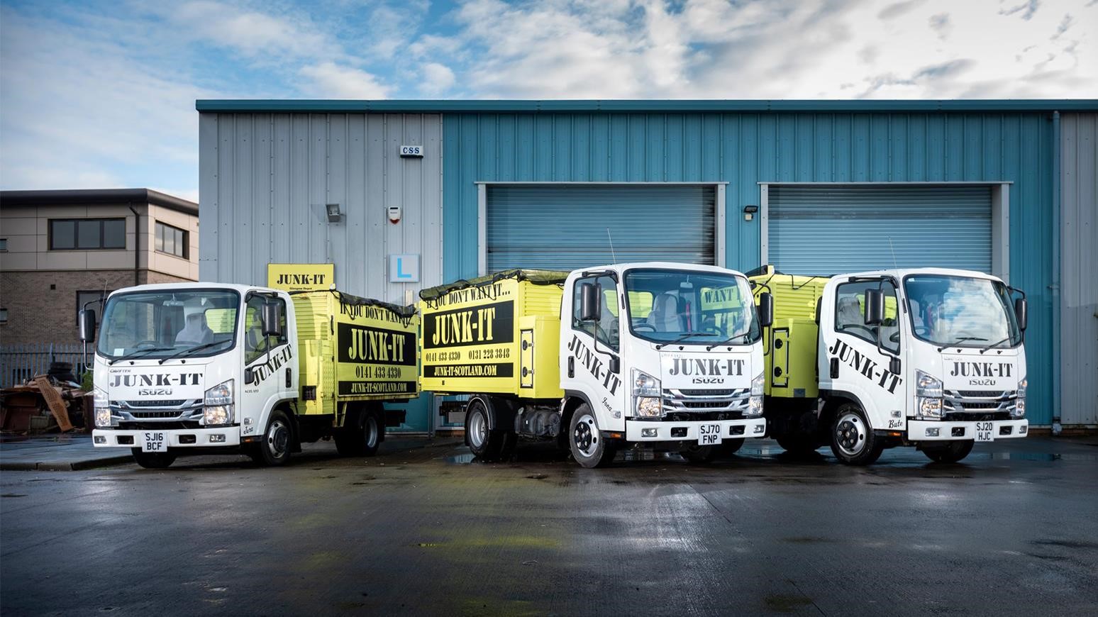 Scottish Rubbish Collector Employs Fleet Of Isuzu Grafter N35.125 Collection Trucks In Glasgow & Edinburgh